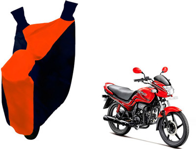 AUTO PEARL Two Wheeler Cover for Hero(Passion Pro, Orange, Blue)