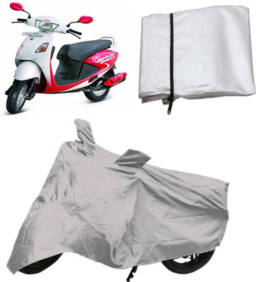 

Capeshoppers Two Wheeler Cover for Hero(Silver)