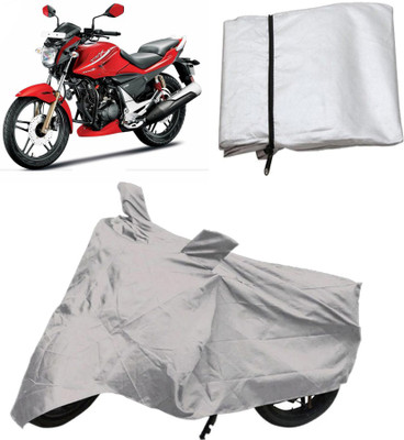 

Capeshoppers Two Wheeler Cover for Hero(Silver)