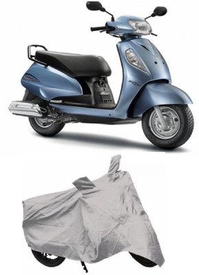 

Javatech Two Wheeler Cover for Suzuki(Access, Silver)