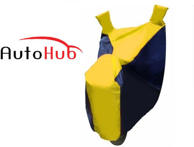 

Auto Hub Two Wheeler Cover for Bajaj(Avenger 150 Street, Black, Yellow)