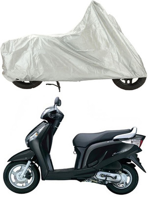 

Creative Via Two Wheeler Cover for Honda(Aviator, Silver)