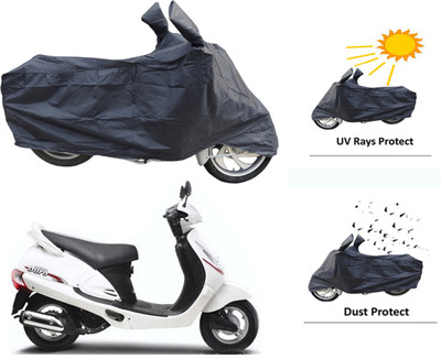 

Creative Via Two Wheeler Cover for Mahindra(Duro, Black)