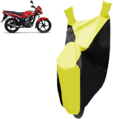 

Shengshou Two Wheeler Cover for Bajaj(Platina 100 DTS-i, Yellow, Black)