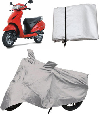 

Capeshoppers Two Wheeler Cover for Honda(Silver)