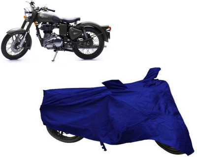 REVA Two Wheeler Cover for Royal Enfield(Battle, Blue)