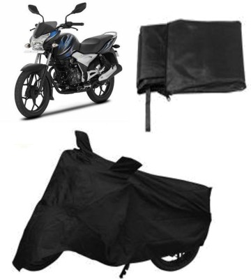 CapeShoppers Two Wheeler Cover for Bajaj(Black)