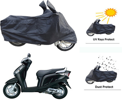 

Creative Via Two Wheeler Cover for Honda(Aviator, Black)