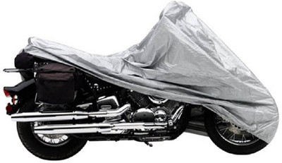 

Oren Tech Two Wheeler Cover for Royal Enfield(Bullet 350, Silver)