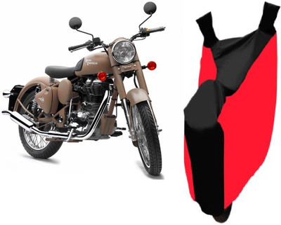 MYTECH Two Wheeler Cover for Royal Enfield(Classic 500, Red, Blue)