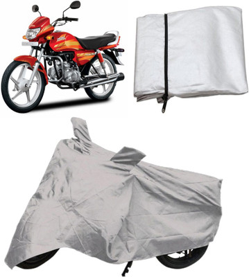 

Capeshoppers Two Wheeler Cover for Hero(Silver)