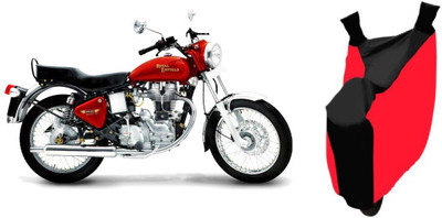 Snail Two Wheeler Cover for Royal Enfield(Classic 500, Red, Black)