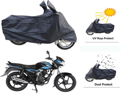 

Creative Via Two Wheeler Cover for Bajaj(Discover, Black)