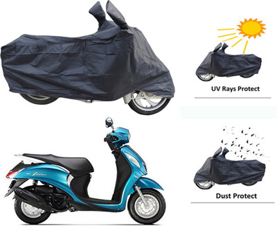 

Creative Via Two Wheeler Cover for Yamaha(Fascino, Black)