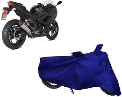 Hillton Two Wheeler Cover for Kawasaki(Ninja 300, Blue)