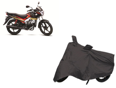 

Dogwood Two Wheeler Cover for Mahindra(Centuro, Black)
