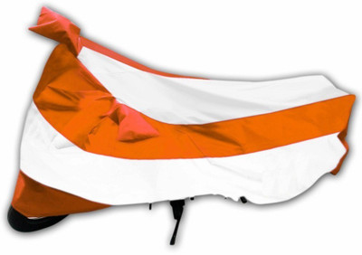 roadPlus Two Wheeler Cover for Bajaj(Pulsar 220 DTS-i, Orange, White)