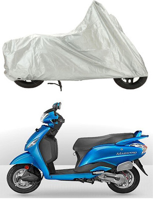 

Creative Via Two Wheeler Cover for Hero(Maestro, Silver)