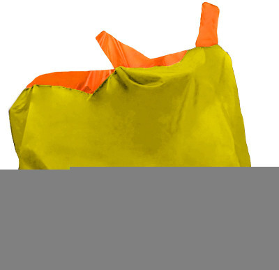 AUTOKIT Two Wheeler Cover for Bajaj(Pulsar 220 DTS-i, Orange, Yellow)