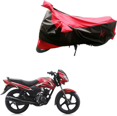 AutoKraftZ Two Wheeler Cover for TVS(Star Sport, Black, Red)