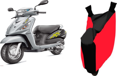 

ReeTech Two Wheeler Cover for Suzuki(Swish, Red, Black)