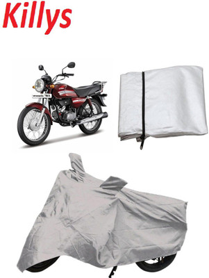 

Killys Two Wheeler Cover for Hero(HF Dawn, Silver)