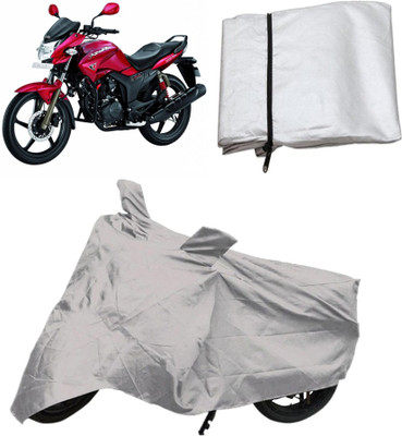 

Capeshoppers Two Wheeler Cover for Hero(Silver)