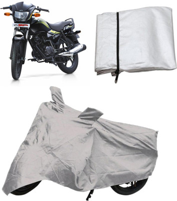 

Capeshoppers Two Wheeler Cover for TVS(Silver)