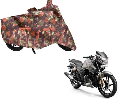 AUTO PEARL Two Wheeler Cover for TVS(Apache, Multicolor)