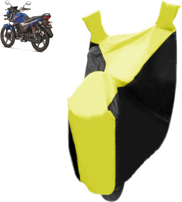 

MyTech Two Wheeler Cover for Honda(CB Shine, Yellow, Black)