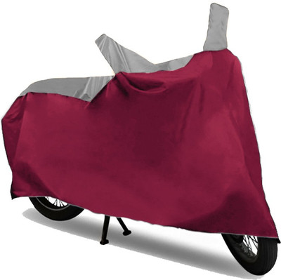 AUTOKIT Two Wheeler Cover for Bajaj(Pulsar 220 DTS-i, Grey, Maroon)