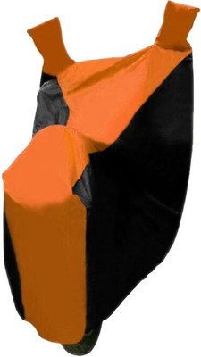 

Dvis Two Wheeler Cover for Hero(HF Deluxe, Orange, Black)