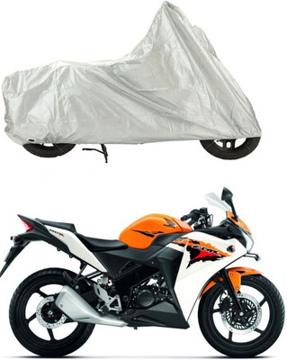 

Creative Via Two Wheeler Cover for Honda(CBR 150R, Silver)