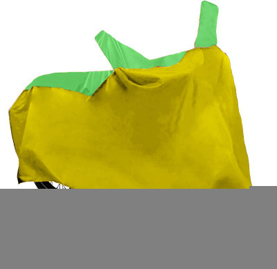 AUTOKIT Two Wheeler Cover for Bajaj(Pulsar 180 DTS-i, Green, Yellow)