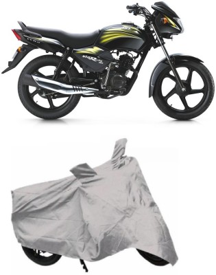 Oren Tech Two Wheeler Cover for TVS(Star City, Silver)