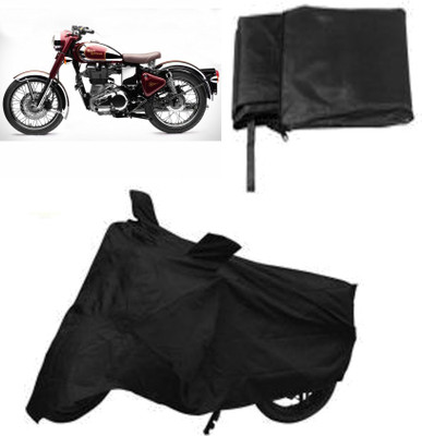 

Capeshoppers Two Wheeler Cover for Royal Enfield(Black)