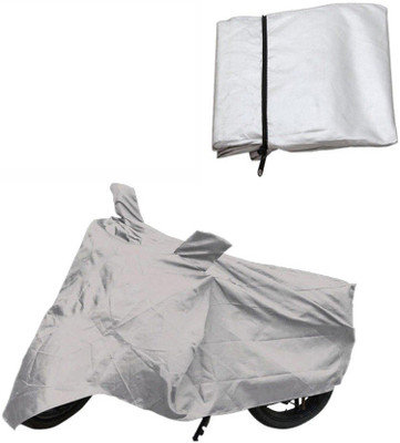DrivingAID Two Wheeler Cover for LML(Piaggio Vespa, Silver)