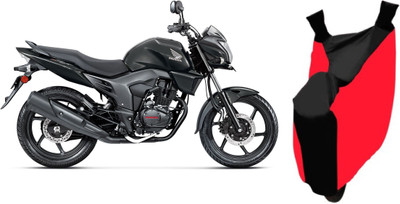 

ReeTech Two Wheeler Cover for Honda(Trigger, Red, Black)