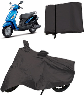 

Capeshoppers Two Wheeler Cover for Suzuki(Grey)