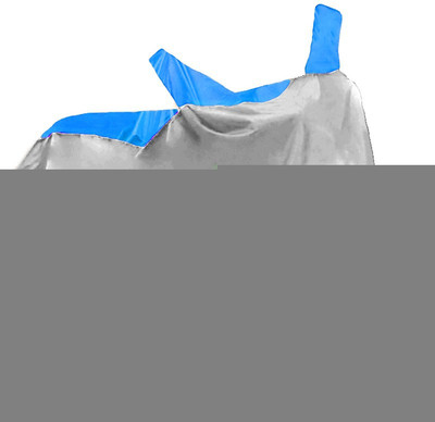 AutoKitt Two Wheeler Cover for Bajaj(Avenger 220 DTS-i, Blue, Silver)