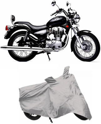 

Javatech Two Wheeler Cover for Royal Enfield(Bullet 350, Silver)