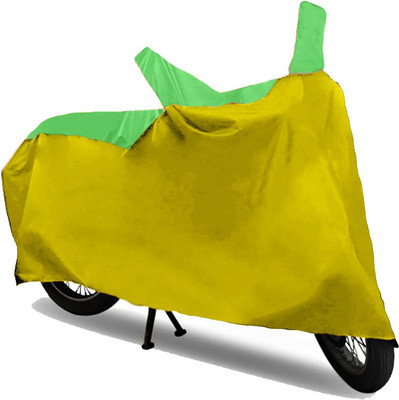 GoldCartz Two Wheeler Cover for Bajaj(Pulsar 180 DTS-i, Green, Yellow)