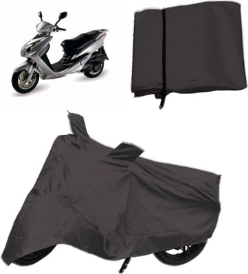 

Capeshoppers Two Wheeler Cover for Kinetic(Grey)