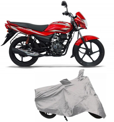 MYTECH Two Wheeler Cover for Bajaj(Platina 100 DTS-i, Silver)