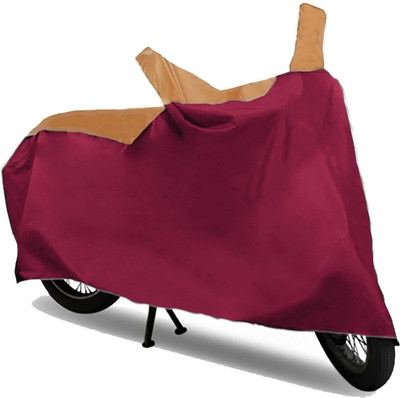 AutoKitt Two Wheeler Cover for Bajaj(Pulsar 180 DTS-i, Brown, Maroon)