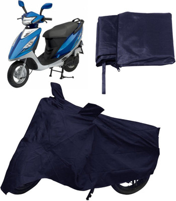 

Capeshoppers Two Wheeler Cover for TVS(Blue)