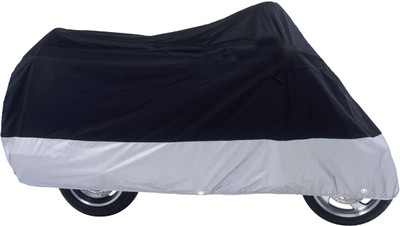 Retails Gateway Two Wheeler Cover for Bajaj(Pulsar 200 NS DTS-i, Black, Silver)