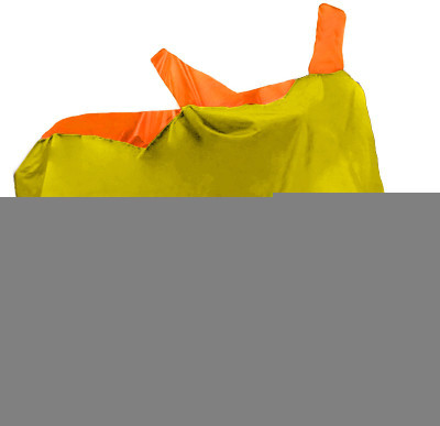 AutoKitt Two Wheeler Cover for TVS(Apache RTR 160, Orange, Yellow)