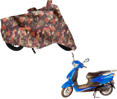 AUTO PEARL Two Wheeler Cover for Avon(E Scoot, Multicolor)