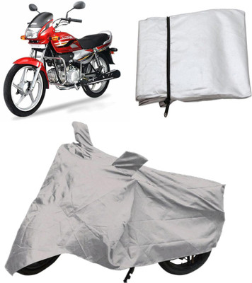 

Capeshoppers Two Wheeler Cover for Hero(Silver)